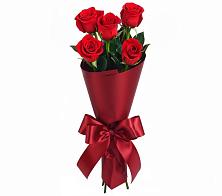 Букет 5 Красных роз Эдлесс Лав в Лукерьино