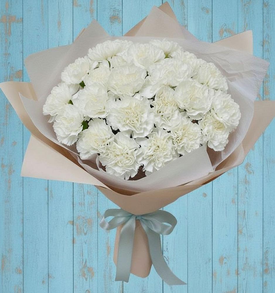 Букет цветов из: Гвоздики в Лукерьино