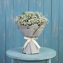Букет цветов из:  Гипсофила в Лукерьино