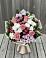 Букет цветов из: Альстромерии, Гвоздики, Розы и Хризантемы в Лукерьино