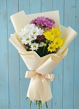 Букет цветов из:  Хризантемы в Лукерьино