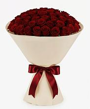 Букет 101 Бордовая роза Блэк Бакарра в Лукерьино