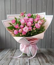 Букет Розовый кустик в Лукерьино
