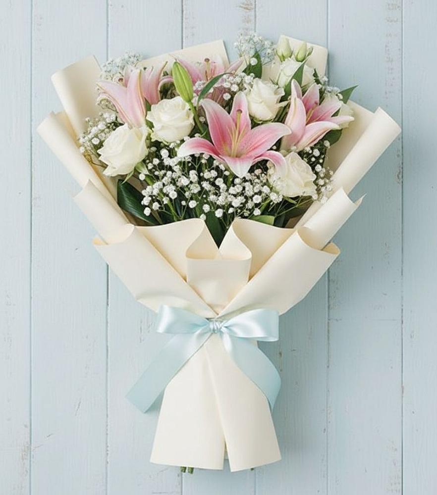 Букет цветов из: Лилии в Лукерьино