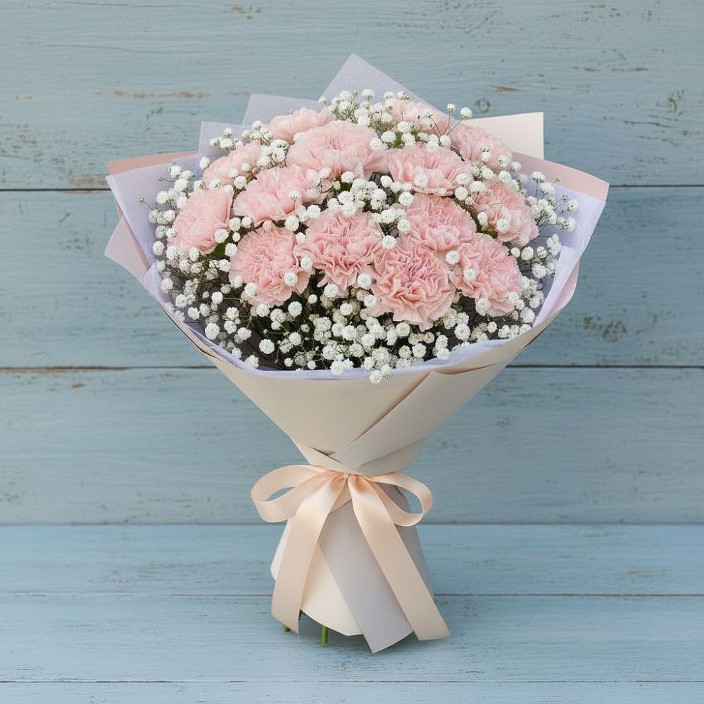 Букет цветов из: Гвоздики в Лукерьино