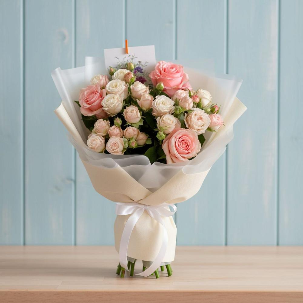 Букет цветов из: Розы в Лукерьино