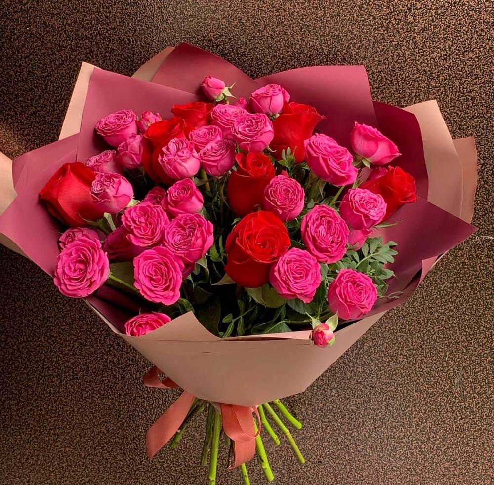 Букет В объятьях нежности в Лукерьино