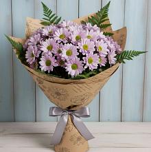 Букет цветов из:  Хризантемы в Лукерьино