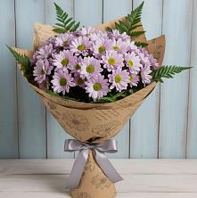 Букет цветов из:  Хризантемы в Лукерьино