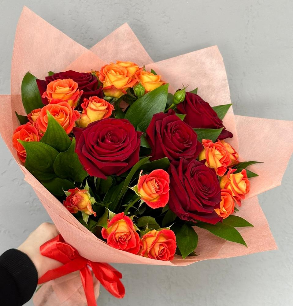 Букет Любовь и восторг в Лукерьино