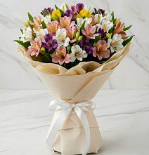 Букет цветов из:  Альстромерии #REPLACE_PRED# Лукерьино
