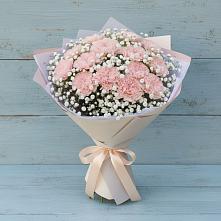 Букет цветов из:  Гвоздики в Лукерьино