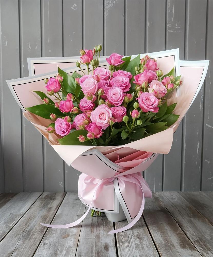 Букет Розовый кустик в Лукерьино