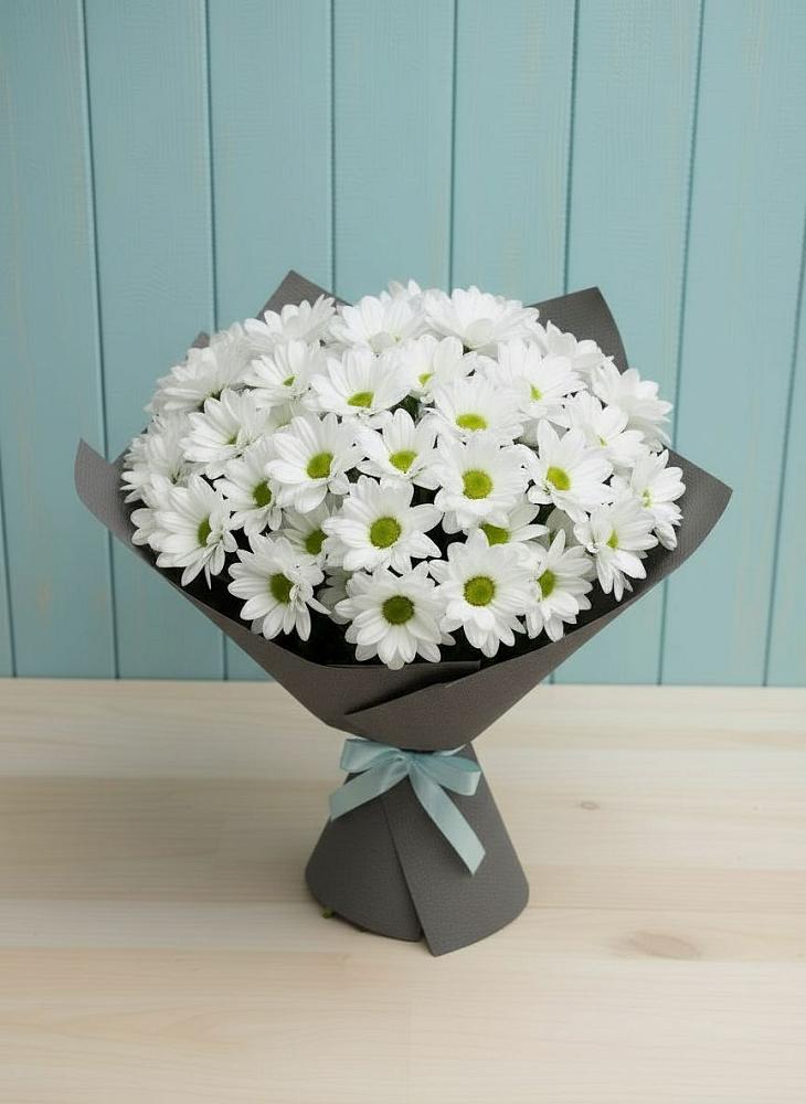 Букет цветов из: Хризантемы в Лукерьино