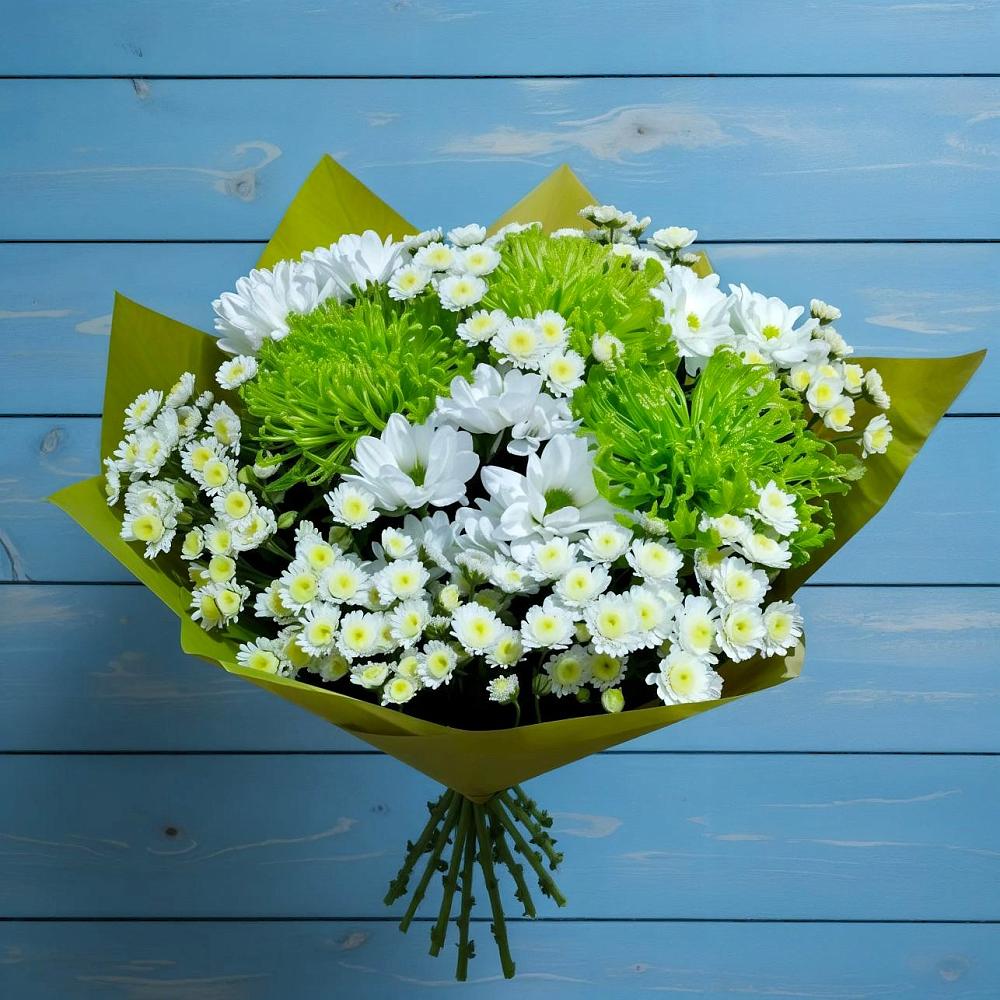 Букет цветов из: Хризантемы в Лукерьино