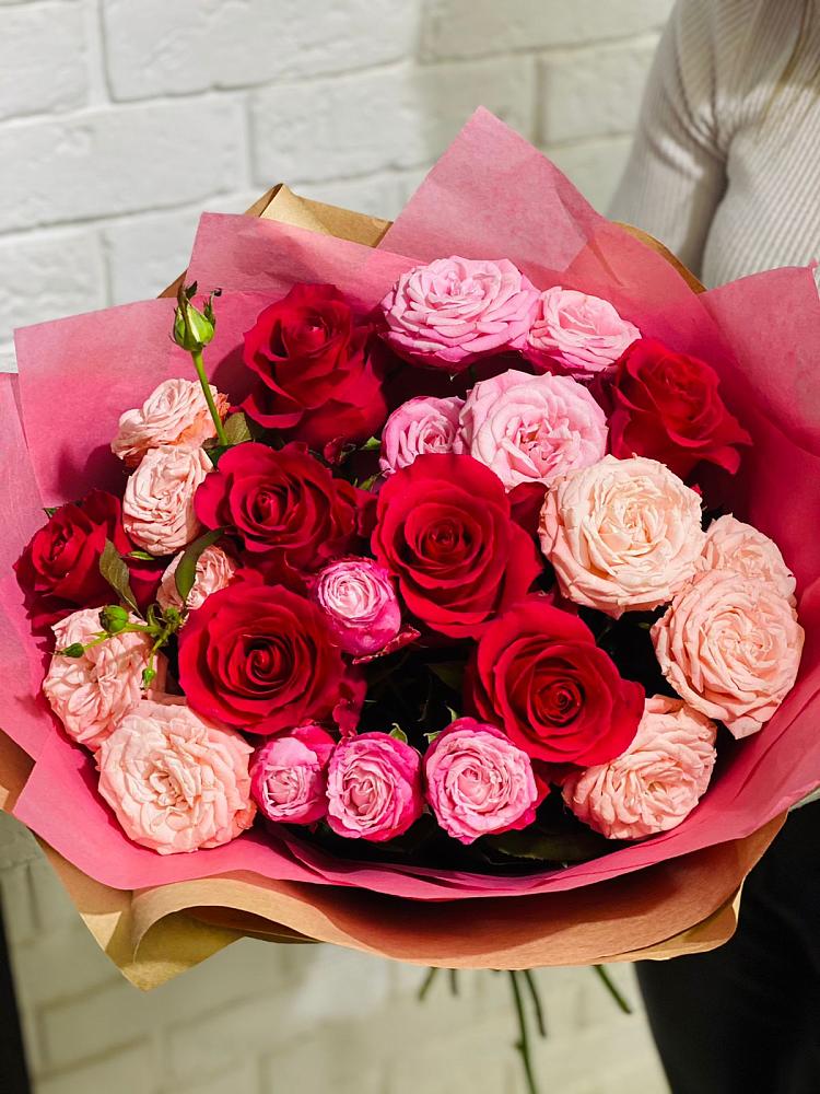 Букет цветов из: Розы в Лукерьино