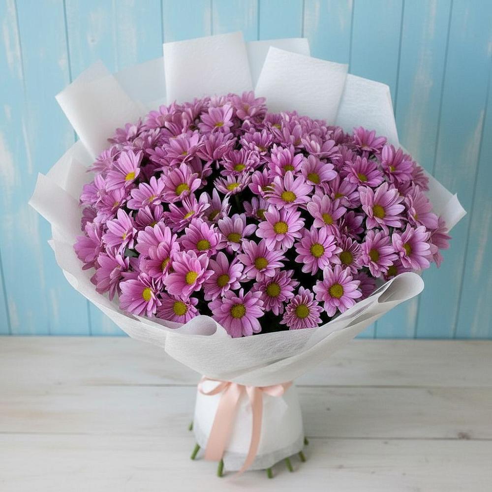 Букет цветов из: Хризантемы в Лукерьино