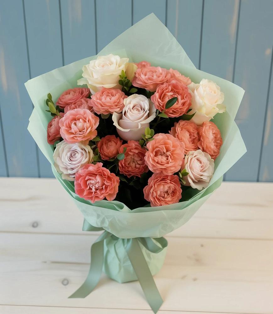 Букет цветов из: Розы в Лукерьино