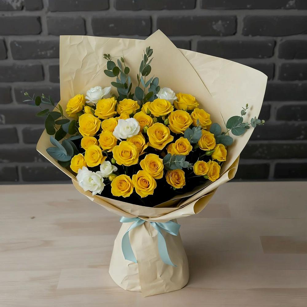 Букет цветов из: Розы в Лукерьино