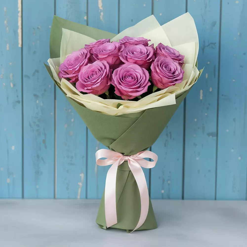 Букет Розы Фёрст Леди в Лукерьино