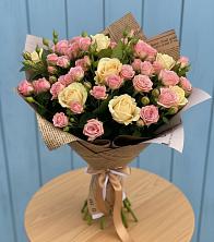 Букет цветов из:  Розы в Лукерьино