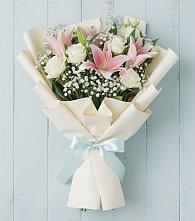 Букет цветов из:  Лилии в Лукерьино