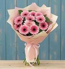 Букет цветов из:  Герберы #REPLACE_PRED# Лукерьино