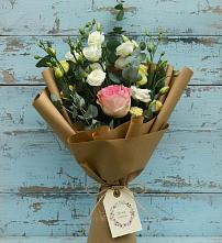 Букет цветов из:  Розы и Лизиантусы #REPLACE_PRED# Лукерьино